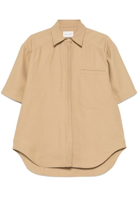 Sand beige Moheli shirt Loulou de Saison - women